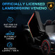 Lamborghini Veneno Licensed Electric Ride-On Car, with Remote, Music, Horn - Black