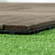 Outsunny 27 Pcs Wooden Interlocking Decking Tiles, 30 x 30 cm Outdoor Flooring Tiles, 2.5㎡ per Pack, for Patio, Balcony, Terrace