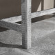 Outsunny 60 x 120cm Raised Garden Bed with Wooden Base - Grey