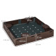 Outsunny Sand Pit Children&#039;s Plastic Sandpit w/ Water-Resistant Oxford Cover Bottom Fabric Liner kid Playset for 3-12 years old,