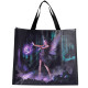 Durable Reusable Shopping Bag - Natasha Faulkner Dark Fairy &amp; Skull