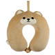 Relaxeazzz Plush Memory Foam Travel Pillow - Shiba Inu Dog