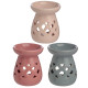 Lattice Cut-Out Ceramic Pastel Colour Eden Oil and Wax Burner