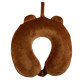 Relaxeazzz Plush Memory Foam Travel Pillow - Bear