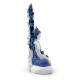Decorative White &amp; Blue Thai Buddha - Tree of Life