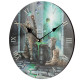 Wall Clock - Lisa Parker Hubble Bubble Cat &amp; Kitten