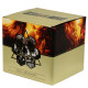 Fantasy Biker Helmet Gold Punk Skull Ornament