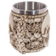 Decorative Tankard - Multi Skull with Skull Emblem