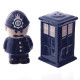 Ceramic Salt &amp; Pepper Set - Policeman &amp; Police Box