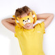 Relaxeazzz Travel Pillow &amp; Eye Mask - Giraffe