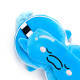 Relaxeazzz Travel Pillow &amp; Eye Mask - Blu the Dolphin