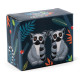 Ceramic Salt &amp; Pepper Set - Lemur