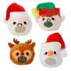 Queasy Squeezies Fidget Toy - Christmas Festive Friends