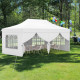 Pop-up Canopy Tent with 6 Detachable Sidewalls and Carrying Bag