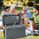 47L Portable Rotomolded Cooler with Integrated Cup Holders
