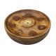 Incense Stick &amp; Cone Burner Disc - 7 Chakra