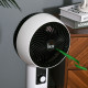 9&#039;&#039; Air Circulator Fan 3 Speed, 70° Oscillation 90° Vertical Tilt, Carry Handle, Pedestal Fan, Pedestal Fan for Living Room, Bed