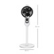9&#039;&#039; Air Circulator Fan 3 Speed, 70° Oscillation 90° Vertical Tilt, Carry Handle, Pedestal Fan, Pedestal Fan for Living Room, Bed