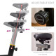 Exercise Bike, with 6kg Flywheel Belt Drive, Adjustable Resistance, LCD Display - Yellow