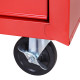 DURHAND 5-Drawer Lockable Tool Storage Cabinet with Wheels, Handle, 2 Keys, Steel Home Work DIY Workshop Chest, Garage Equipment