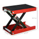 DURHAND 500KG Motorcycle Lift Scissor Jack, Height Adjustable Motorbike Stand with Anti-Slip Wide Deck, Heavy Duty Steel Motorbi