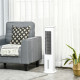 Evaporative Air Cooler, 5L Water Tank Oscillating Ice Cooling Fan with 3 Modes, 3 Speeds, Remote Control, Timer, and Oscillation