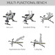 PVC Upholstered Steel Sit-Up/Dumbbell Duo Bench Black
