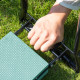 Outsunny 2 In 1 Garden Kneeler Seat Kneeling Pad Support Bench Foldable Knee Protector, Green