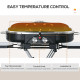 Outsunny Foldable Gas BBQ Grill 2 Burner Garden Barbecue Trolley w/ Lid Side Shelves Storage Pocket Piezo Ignition Thermometer, 