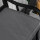 Outsunny Garden Bench Cushion 2 Seater Loveseat Seat Pad for Patio Swing Furniture for Indoor &amp; Outdoor Use, 120 x 50 x 8 cm, Gr