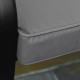Outsunny Garden Bench Cushion 2 Seater Loveseat Seat Pad for Patio Swing Furniture for Indoor &amp; Outdoor Use, 120 x 50 x 8 cm, Gr