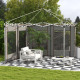 Outsunny Set of Two 295cm Replacement Canopy Walls - Grey