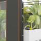 Outsunny Set of Two 295cm Replacement Canopy Walls - Grey