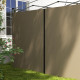 Outsunny Set of Two 3 x 3(m) Replacement Zipped Gazebo Walls - Beige