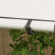 Outsunny Mini Greenhouse with 4 Wire Shelves, Portable Tomato Greenhouse, Upgraded Garden Grow House for Plants with Roll Up Doo