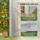 Outsunny Mini Greenhouse with 4 Wire Shelves, Portable Tomato Greenhouse, Upgraded Garden Grow House for Plants with Roll Up Doo