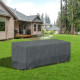 Outsunny Rectangular Patio Furniture Cover for 3 Seater Sofa Bistro Set, Water UV Resistant Protection 600D Oxford Fabric Rattan