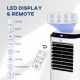 Portable Air Cooler, Evaporative Anion Ice Cooling Fan Water Conditioner Humidifier Unit with 10L Water Tank, 3 Modes, 3 Speed, 