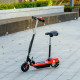 Steel Ride on Powered Scooter, Folding E-Scooter with Warning Bell, 15km/h Maximum Speed, for 4-14 Years Old, Red