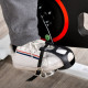 Exercise Bike, 8kg Flywheel Stationary Bike Indoor Cycling Machine with Adjustable Resistance Seat Handlebar, White