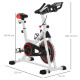 Exercise Bike, 8kg Flywheel Stationary Bike Indoor Cycling Machine with Adjustable Resistance Seat Handlebar, White