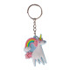 PVC Keyring - Unicorn Magic Pink