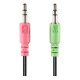 Hama HS-P150 Ultra-lightweight Headset with Boom Microphone, 3.5mm Jack, Padded Ear Pads, Inline Controls