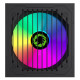 GameMax 700W VP-700W Black RGB PSU, Semi Modular, RGB Fan, 80+ Bronze, Eco Switch, Power Lead Not Included