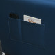 Linen-Look Single Chair Bed - Blue