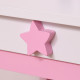 Kids Dressing Table with Mirror, Stool, Pink