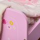 Kids Bed Princess Castle Theme w/ Side Rails Slats Home Furniture for 3 - 6 Yrs Pink 143 x 73 x 60 cm