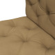Outsunny Seat and Back Padded Pallet Cushion Set - Beige