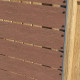 Outsunny 34 x 69.5cm Garden Planter Box, with Back Trellis, Brown