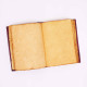 Heafty Red Tan Book - Zinc Hamsa Decor - 200 Deckle Edges Pages - 26x18cm